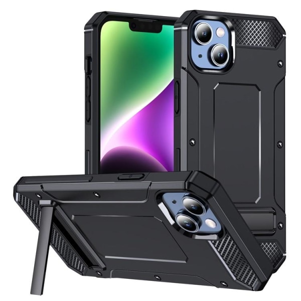 iPhone 7/8/SE (2020/2022) Mobilskal Kickstand Shockproof - Svart