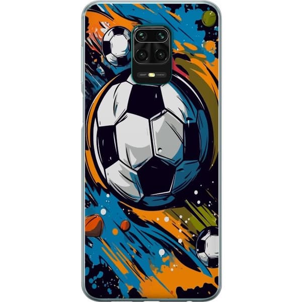 Mobilskal till Xiaomi Redmi Note 9 Pro med Fotbollar