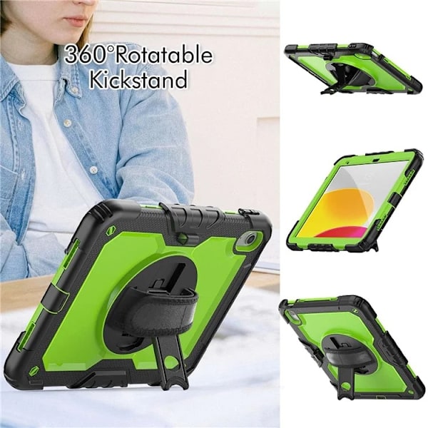 iPad 10.9" (2022)/iPad 11" (2025) Mobilskal Drop-Proof - Grön Grön