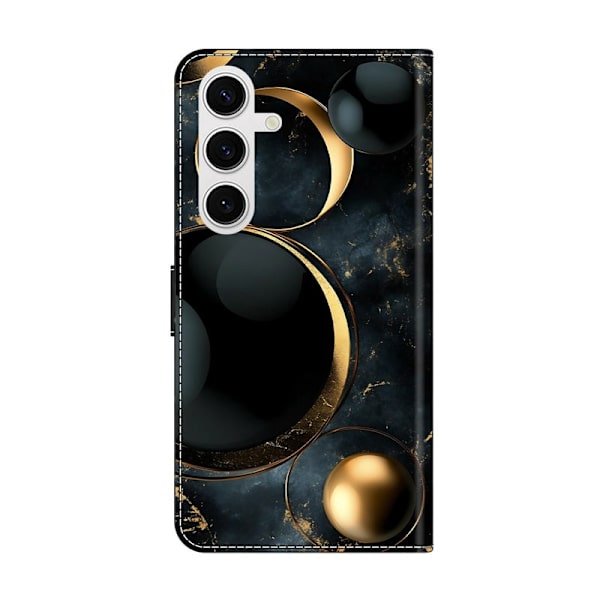 Plånboksfodral för Samsung Galaxy S26 Plus Fällbart Ställ - Guld