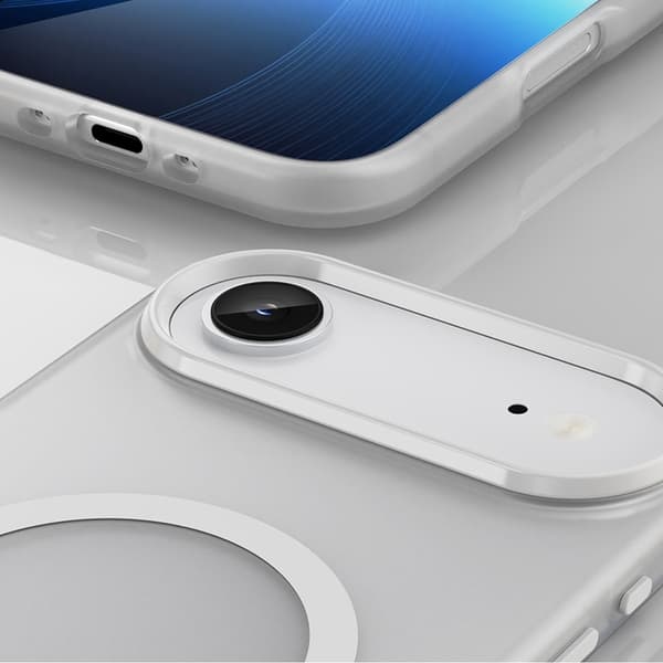 Mobilskal till iPhone Air MagSafe Abrasive - Matte Vit Vit