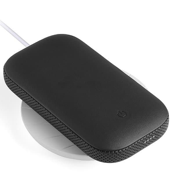 Lexon Trådløs PowerBank 5000mAh m/Bluetooth Højttaler - Sort Black