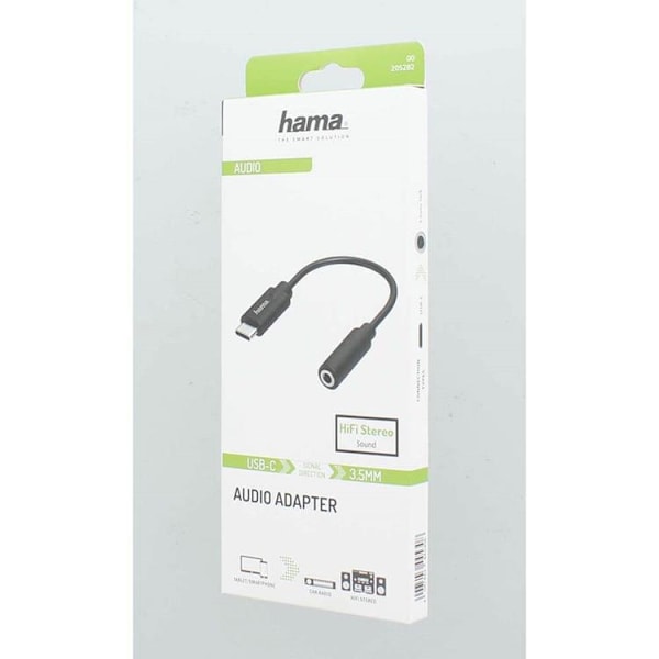 HAMA Adapter Audio USB-C till 3.5 mm Stereo