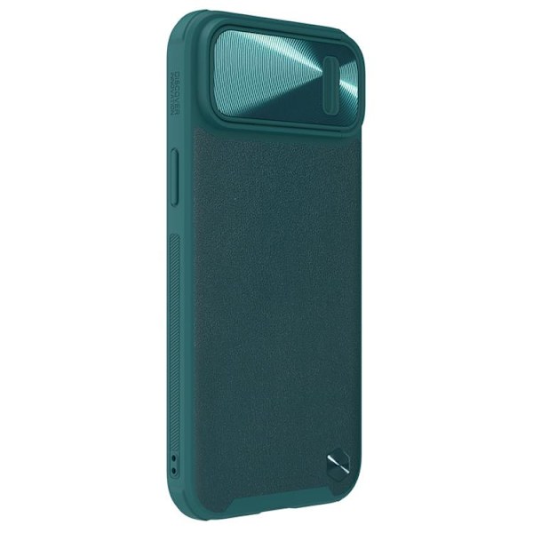 Nillkin iPhone 14 Skal CamShield Läder S - Grön