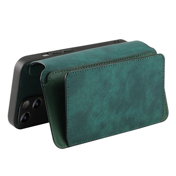 CASENEO MW-02 iPhone Air Plånboksfodral Konstläder - Grön Grön