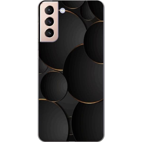Telefontaske til Samsung Galaxy S21 med luksus cirkler