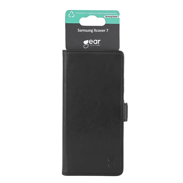 Gear Galaxy XCover 7 Plånboksfodral 3 Kortfack - Svart Svart