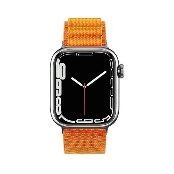 Apple Watch 4/5/6/7/8/SE (38/40/41mm) Armbånd Alpine - Orange Silver