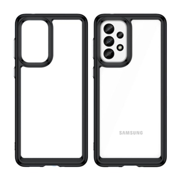 Galaxy A33 5G Cover Outer Space Flexible - Sort