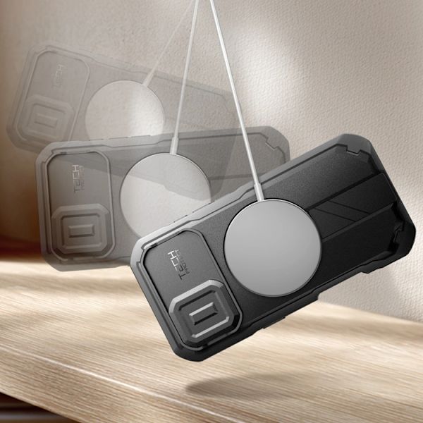 Tech-Protect Telefontaske til iPhone 17 Magsafe Kevlar - Sort Svart