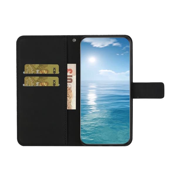 Plånboksfodral för Samsung Galaxy S26 Ultra Konstläder - Svart