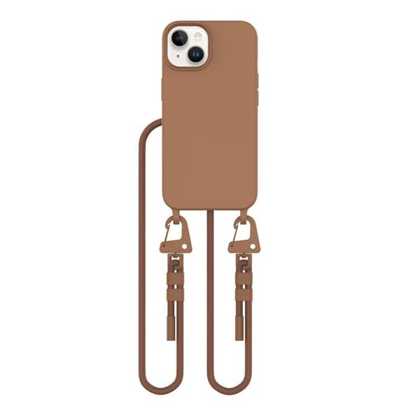 Tech-Protect iPhone 13 Mobiltelefon Halskæde Cover Magsafe Maghalskæde Brun