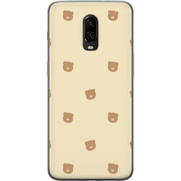 Mobilcover til OnePlus 6T med Bjørnemønster
