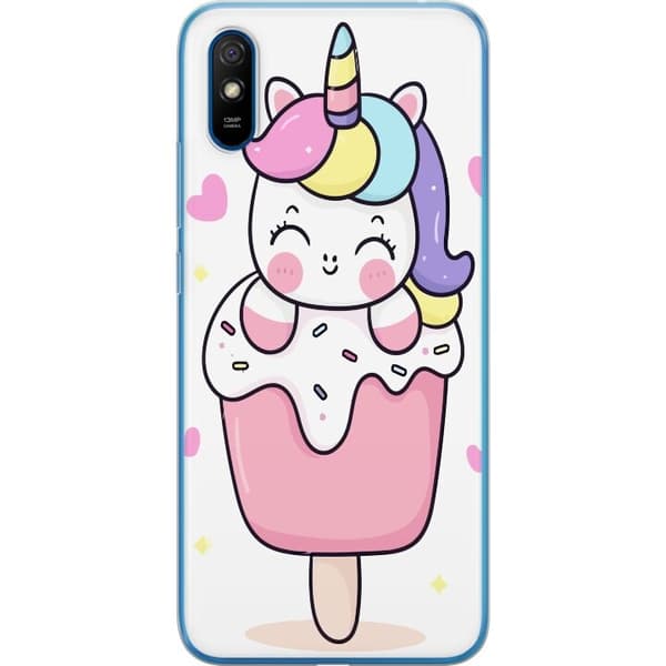 Mobilskal till Xiaomi Redmi 9A med Glad enhörning