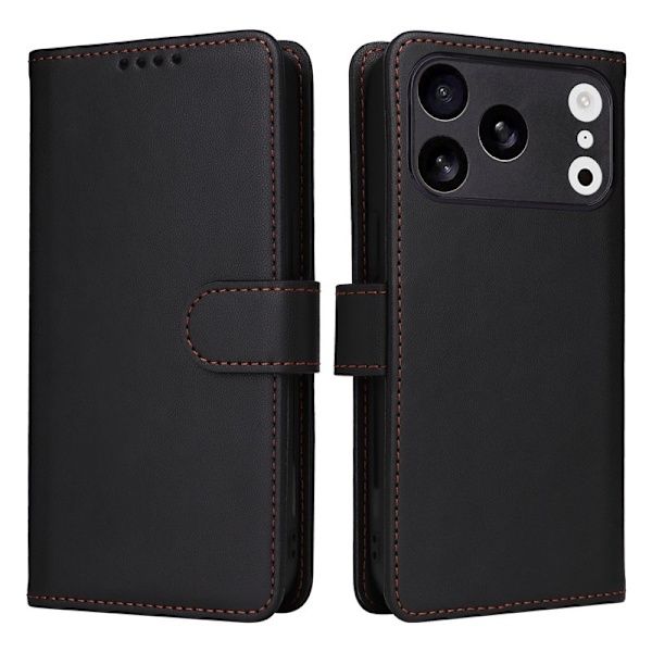 BETOPNICE iPhone 17 Pro Plånboksfodral - Avtagbart Konstläder - Svart