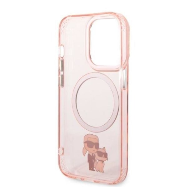 Karl Lagerfeld iPhone 14 Pro mobiltaske Magsafe - Pink