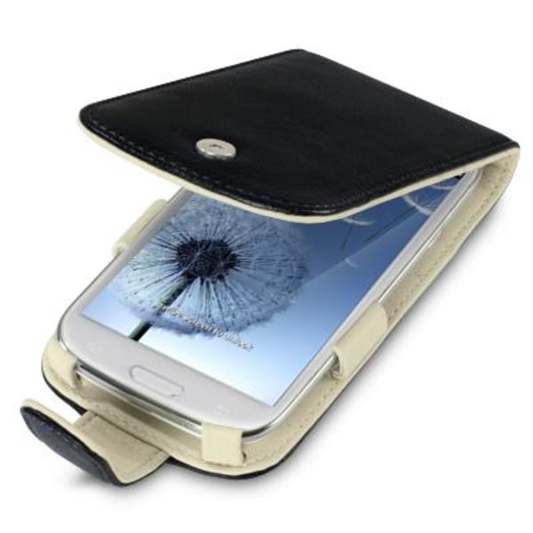 Aito nahkainen kännykkäkotelo Galaxy S3 i9300:lle