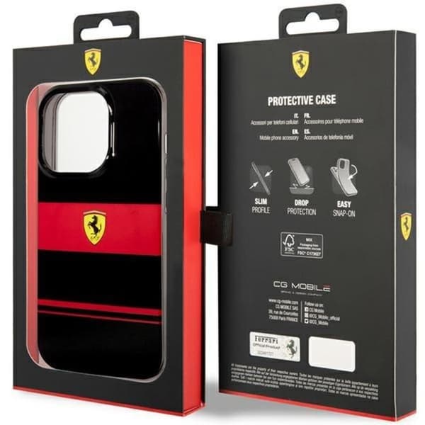 Ferrari Mobilskal till iPhone 14 Pro Max MagSafe IMD Combi - Svart Svart
