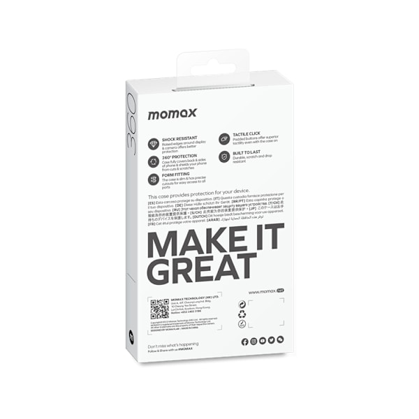MOMAX iPhone 14 Pro Max Skal Magsafe - Svart Svart