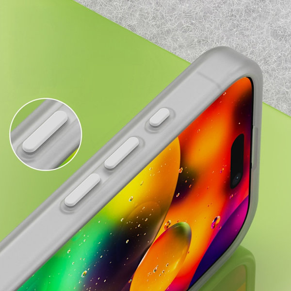 Mobilskal till iPhone 17 MagSafe Abrasive - Matte Vit Vit