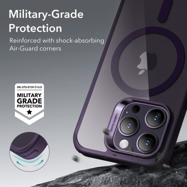 ESR iPhone 14 Pro -kotelo Magsafe Halolock - violetti/kirkas