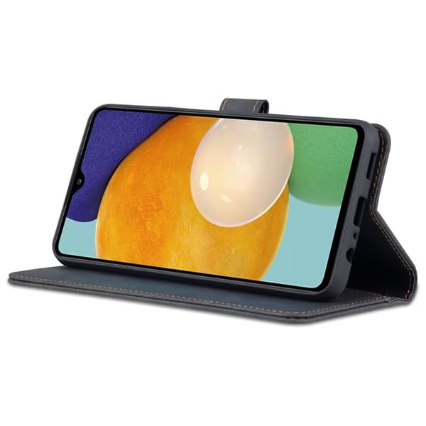 AZNS Samsung Galaxy A14 5G Plånboksfodral Konstläder - Svart