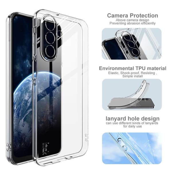 IMAK Mobilskal till Galaxy A17 5G UX-5 Series Shockproof - Clear Transparent