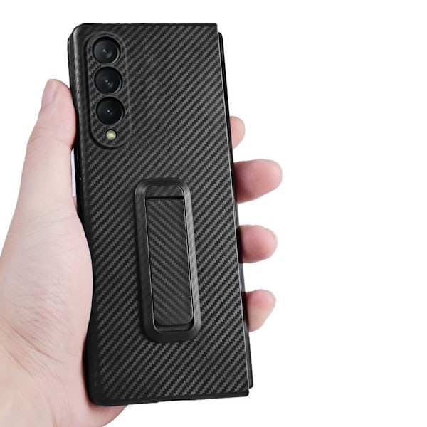 Carbon Fiber Mobilskal till Samsung Galaxy Z Fold 3 - Svart Svart