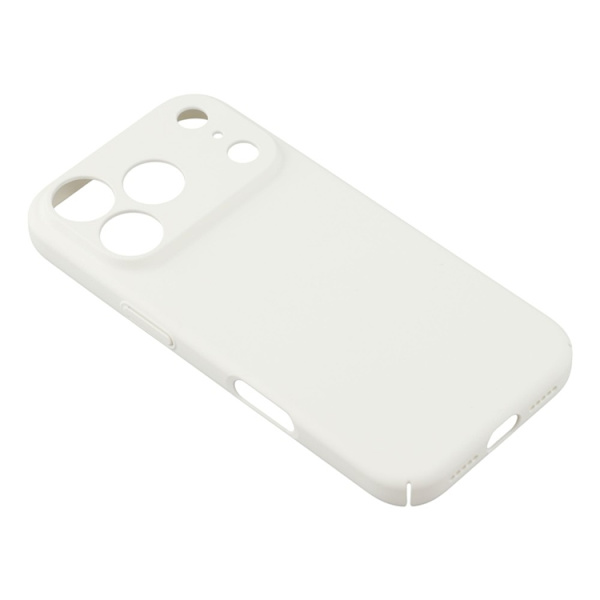 Mobilskal till iPhone 17 Pro Max Skin-Touch Rubberized - Vit Vit