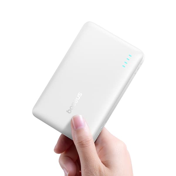 Baseus Powerbank 10000 mAh 22.5W USB-C USB-A - Vit