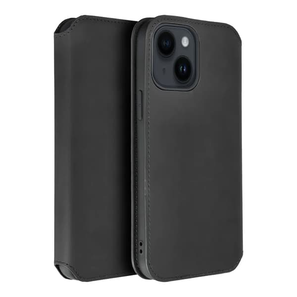iPhone 15 Plus Plånboksfodral Dual Pocket - Svart Svart
