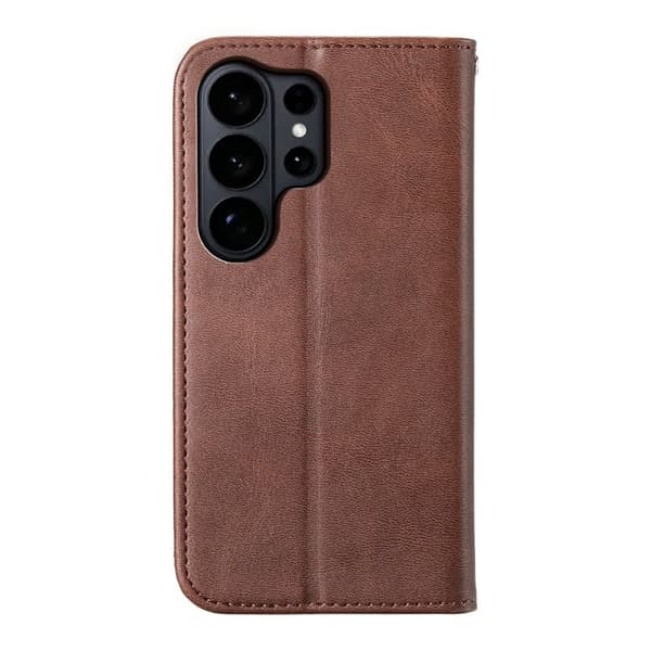 Xiaomi 17 Plånboksfodral Konstläder med Handrem - Brun