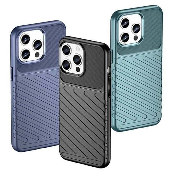 iPhone 15 Pro Max Mobilskal Thunder Armored - Svart Svart