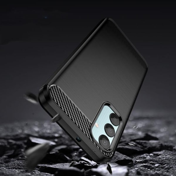 Tech-Protect Galaxy M15 Mobilskal TPUCarbon - Svart