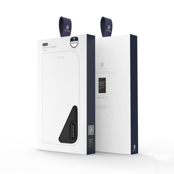 Dux Ducis Galaxy S23 Plus Plånboksfodral Äkta Läder RFID Hivo -