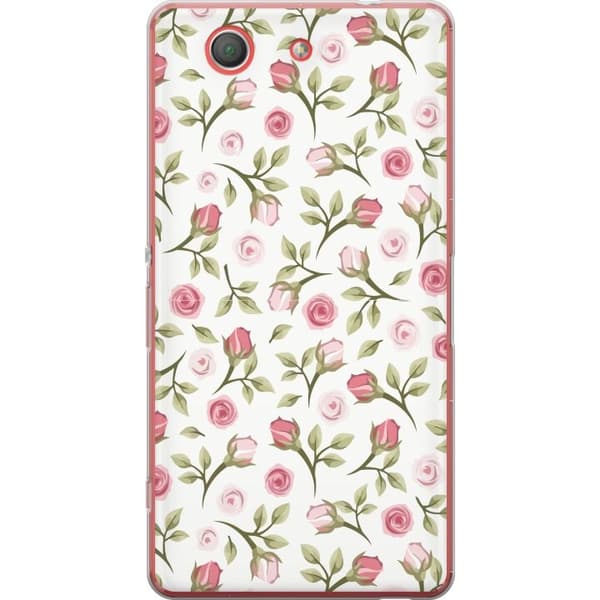 Telefontaske til Sony Xperia Z3 Compact med blomster