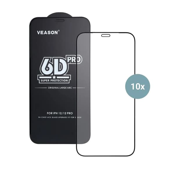 [10in1] Veason Härdat Glas Skärmskydd För Galaxy 26 Plus 6D Pro - Svart