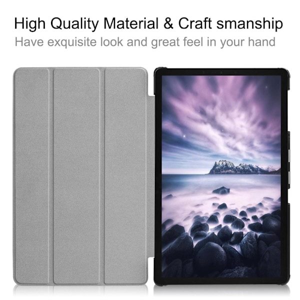 Tri-fold Fodral för Samsung Galaxy Tab A 10.5 - Mörkblå Blå