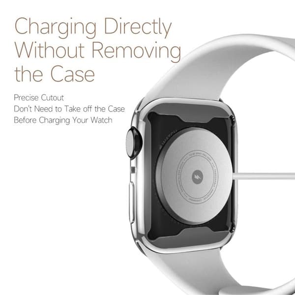 DUX DUCIS Apple Watch 7 41mm Skal Somo Flexible - Silver Silver