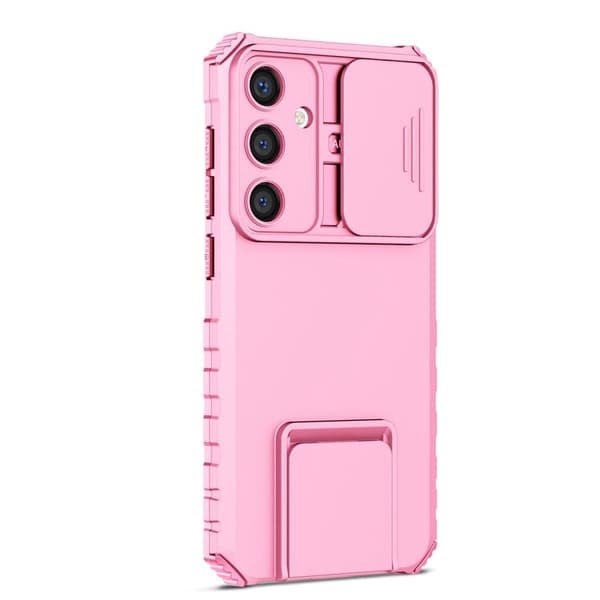 Mobilskal för Samsung Galaxy S26 Plus Kamera Skydd PC + TPU - Rosa