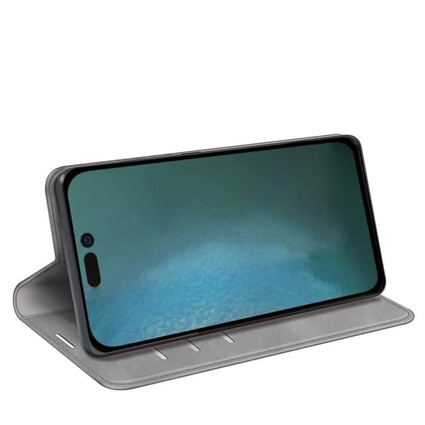 Folio iPhone 14 Plånboksfodral  - Grå Grå