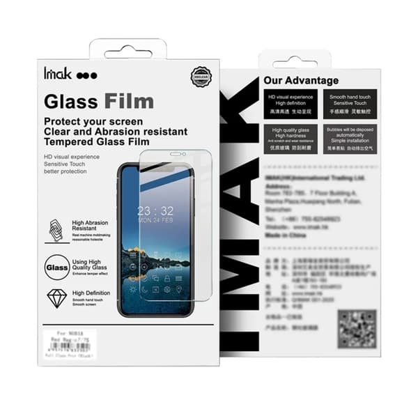 Imak Google Pixel 10 Pro Fold Härdat glas Skärmskydd - Clear Svart