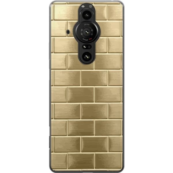 Mobilcover til Sony Xperia Pro-I med Gyldne Mursten