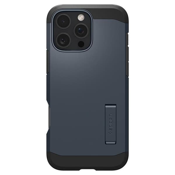 Spigen telefontaske til iPhone 16 Pro Max MagSafe Tough Armor - Metal Slate Blå