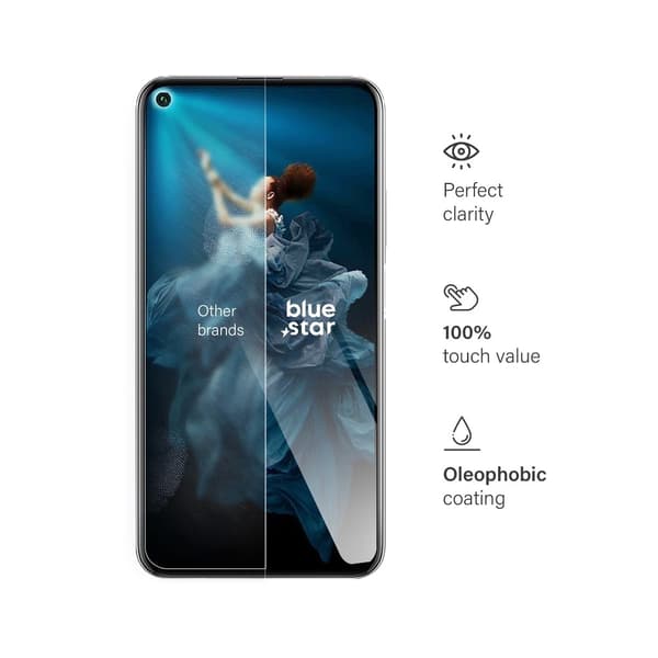 Blue Star Karkaistu lasinen näytönsuoja Huawei Honor 20:lle