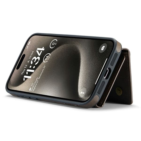 DG.MING M6 Series Mobilskal till iPhone 15 Pro Max Magnetiskt Brun