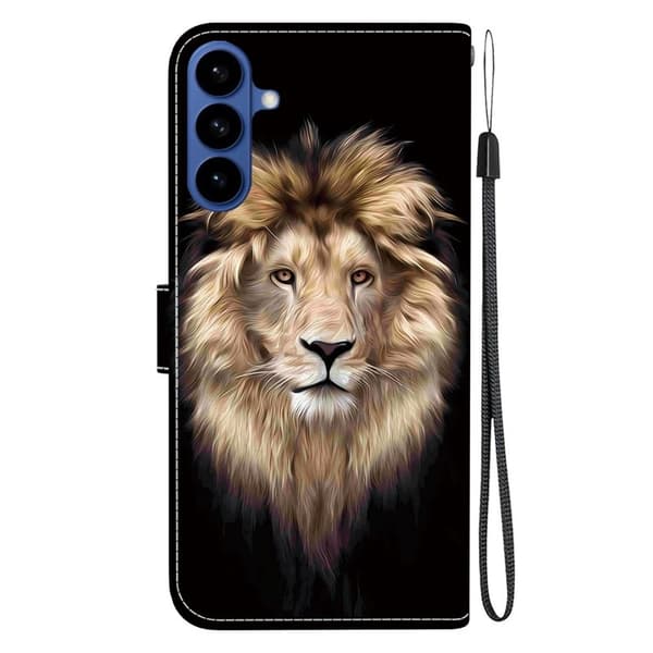Samsung Galaxy S26/S26 Pro Plånboksfodral Mönstertryck Konstläder - Lejonhuvud