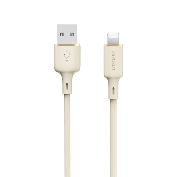 Dudao USB-A Till USB-Lightning Kabel 1m - Beige
