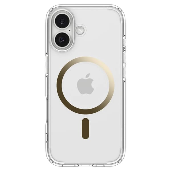 Spigen Mobilskal till iPhone 17 Magsafe Ultra Hybrid - Clear/Guld Guld