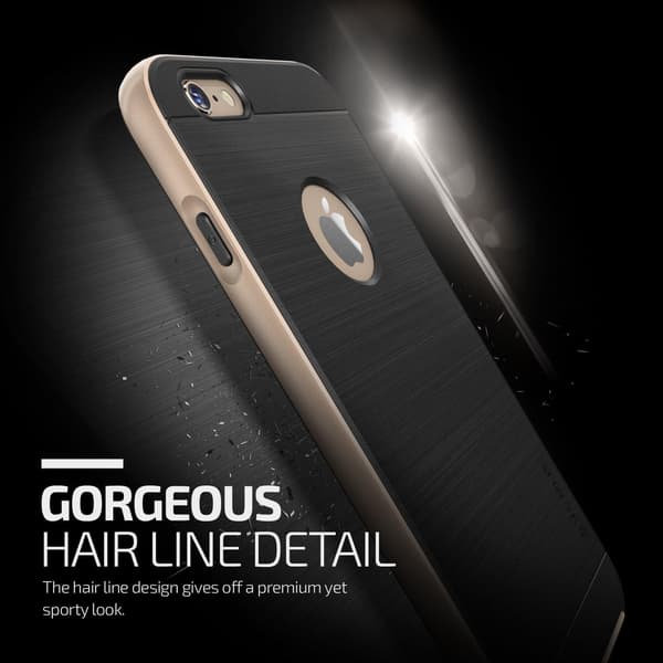 Verus High Pro Shield -kotelo Apple iPhone 6 / 6S - Kulta Yellow
